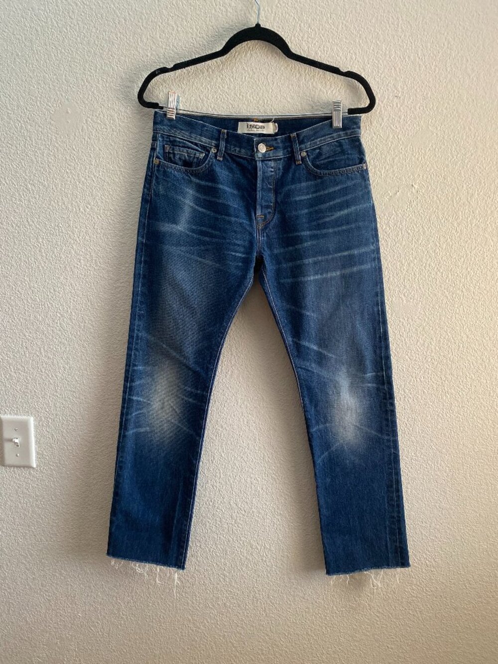 Lucky Brand Legend Vintage Straight Sutter Creek Size 2 / 26 Selvedge Raw Hem